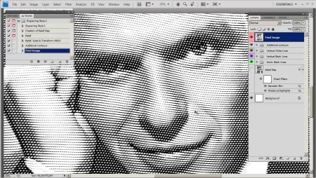 Эффект Гравюры в фотошопе