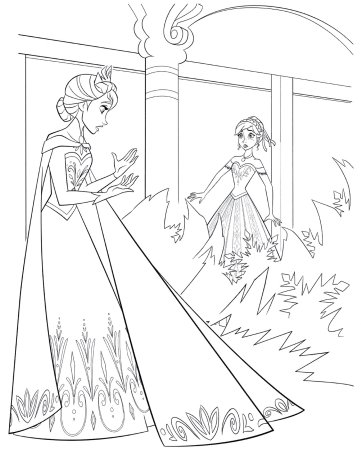 Раскраска подводный замок Ариэль