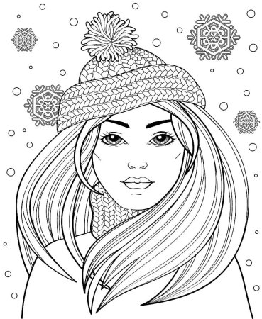 Раскраски девушки