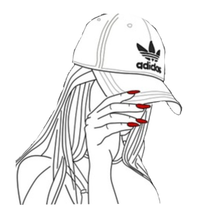 Нарисовать девушку в кепке
