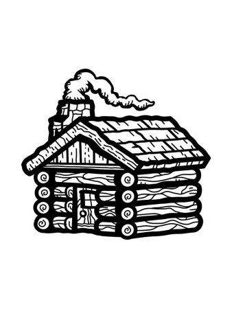 Изба рисунок