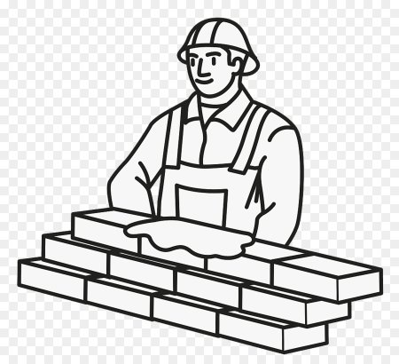 Кирпичная стена трафарет