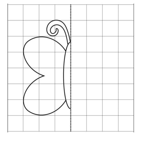 Дорисовать вторую половину рисунка