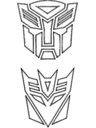 Робот Оптимус раскраска
