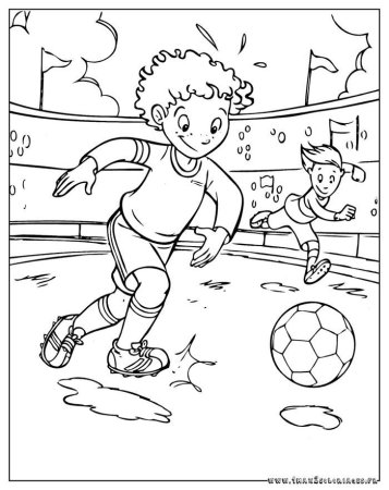 Футбол раскраски для детейэ