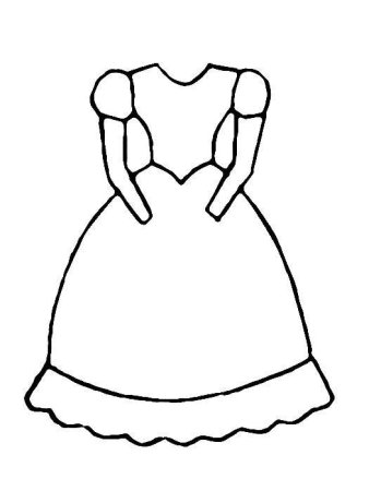 Платье для рисование для детей