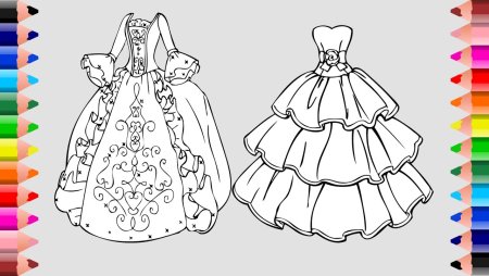 Платье трафареты для детей