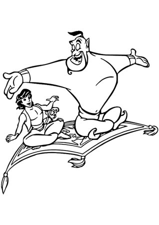 Ковер самолет раскраска