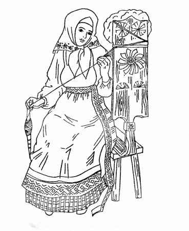 Раскраска казачки