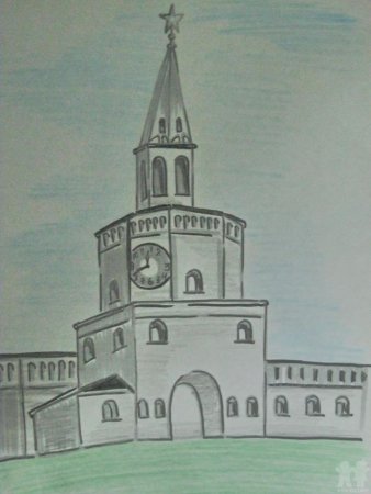 Кремль карандашом