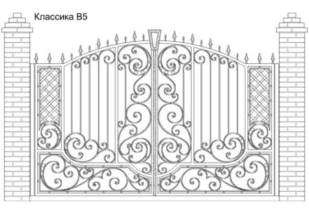 Эскизы ворот