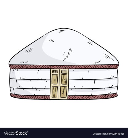 Юрта раскраска для детей