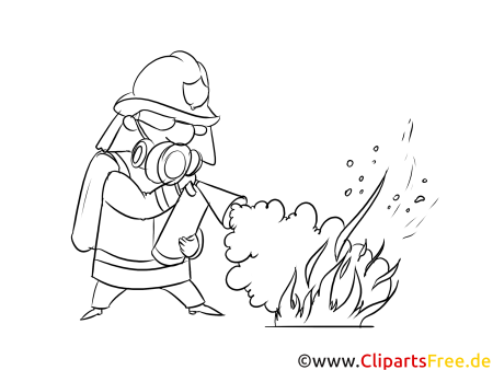 Раскраски пожарных машин и Пожарников для детей