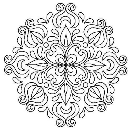Арабеска орнамент раскраска