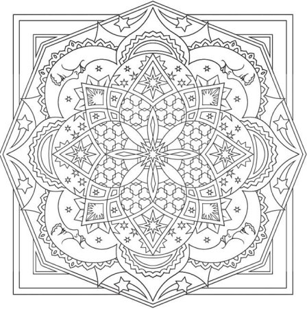 Арабеска для раскрашивания