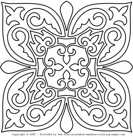 Квадратный орнамент