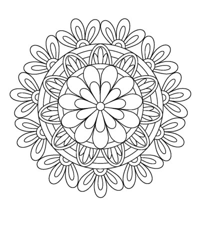 Арабеска орнамент раскраска