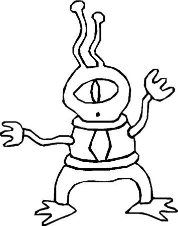 Пришельцы для детей для рисования