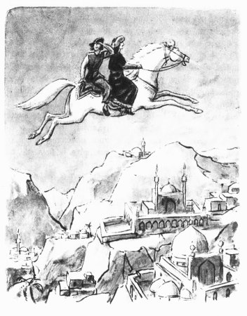 Ашик Кериб рисунок