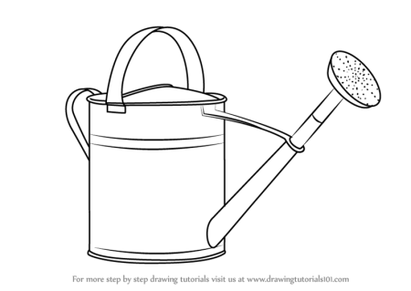 Раскраска леечка