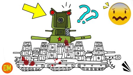 Танк с глазами раскраска для детей