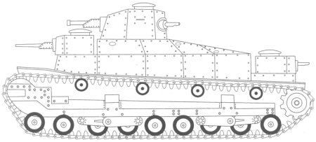 Танк сбоку для детей кв-2