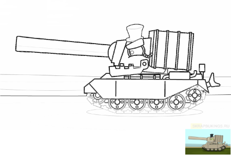 Рисовать танк кв 6