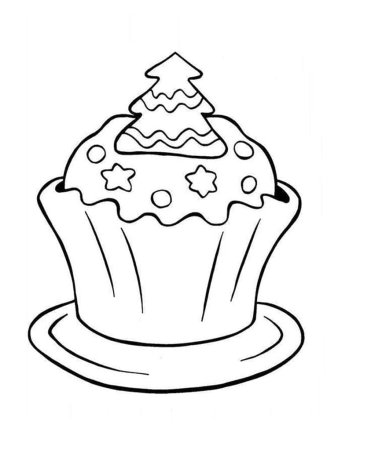 Раскраски пирожные