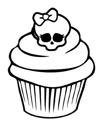 Кекс трафарет