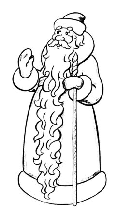 Вайнахтсман раскраска