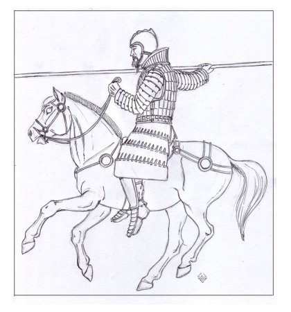 Богатырь рисунок карандашом для срисовки