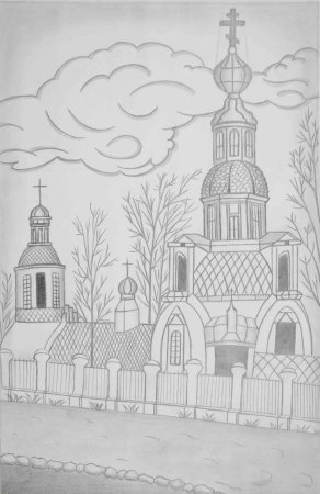 Православные монастыри раскраски