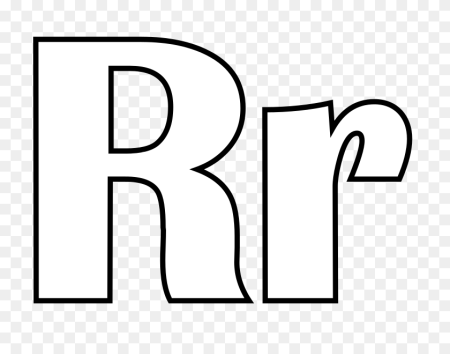 Буква р раскраска