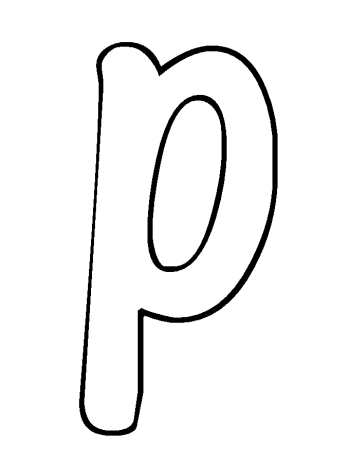 Веселые буквы для раскрашивания