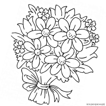 Раскраски цветов