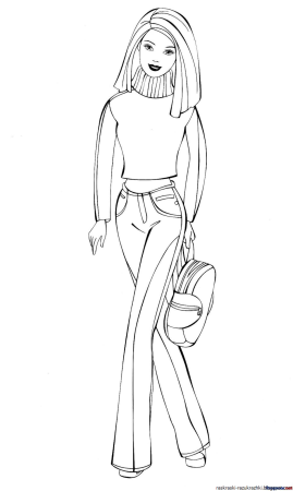 Раскраска люди в одежде