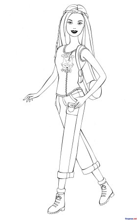 Распечатка девушки в полный рост