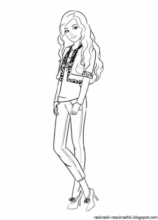 Человек в зимней одежде раскраска