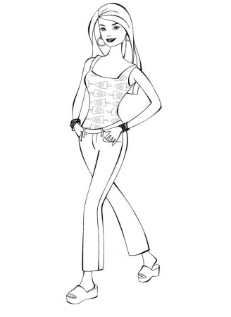 Раскраски девочки подростки