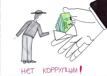 Рисунок на тему нет коррупции