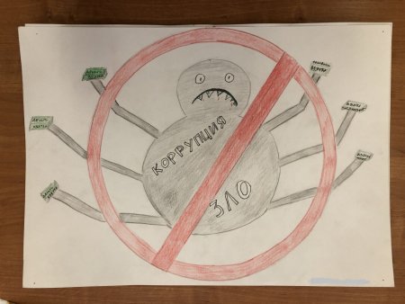 Мы против коррупции рисунок карандашом