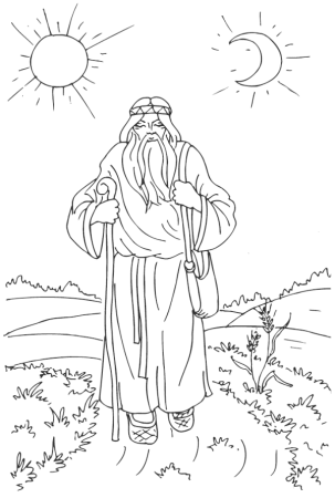 Иллюстрация к опере Иван Сусанин раскрасить