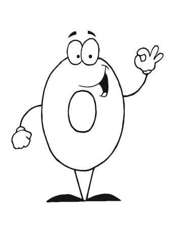 Живые цифры раскраска