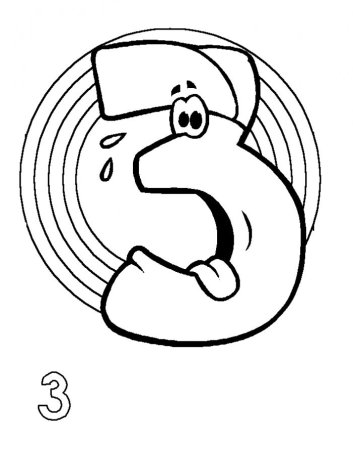 Раскраска цифры