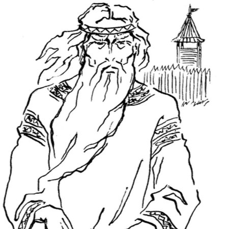 Рисунок к сказке Летучий корабль