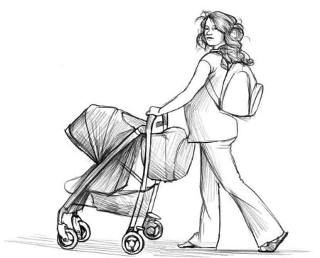 Семья рисунок карандашом