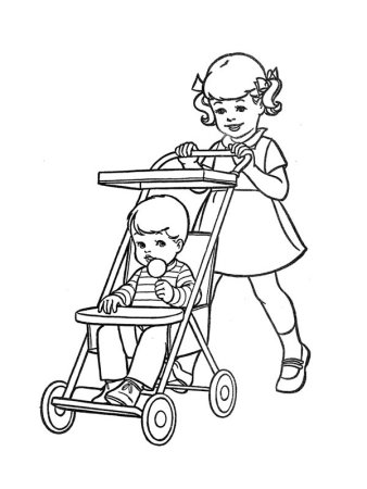 Коляска скетч