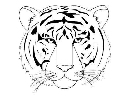 Картинки тигров для срисовки