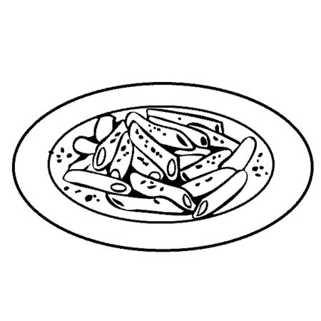 Спагетти раскраска