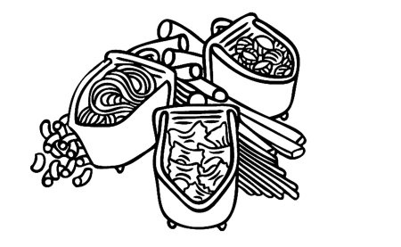 Графическое изображение пасты